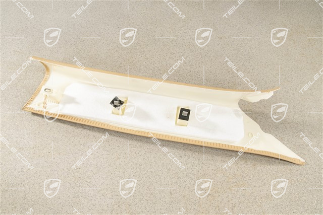Verkleidung von A-Säule, Oben, Stoff Luxorbeige, L