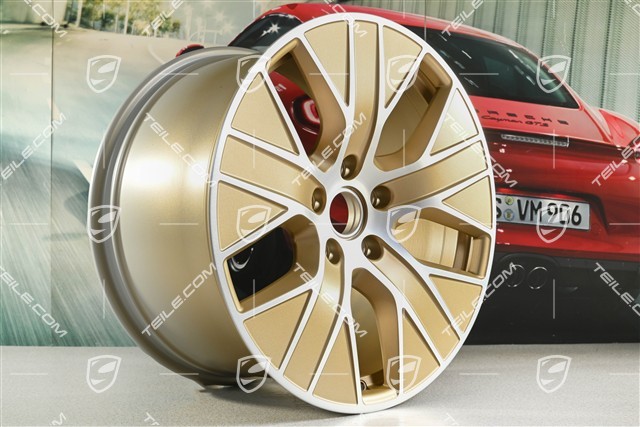 20" Felga Taycan Turbo Aero, 11J x 20 ET60, Aurum