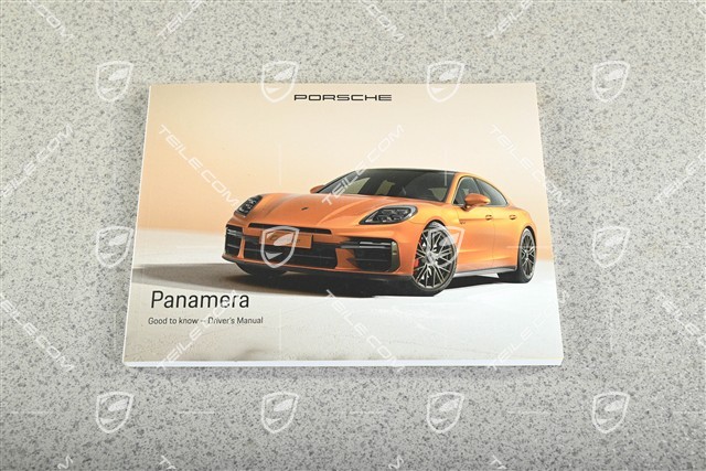 Panamera G3 976 Driver's Manual/user manual, English