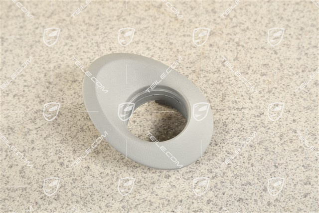 Ignition starter switch cover / trim / rosette, Graphite grey