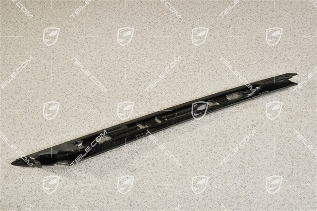 Disc / cover lower for front bumper, black matte, L