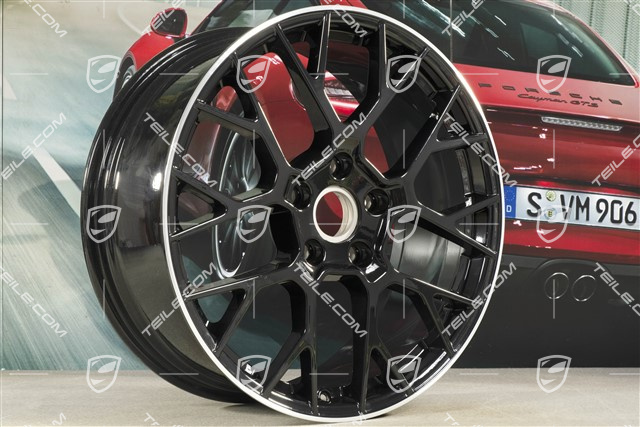 20" RS Spyder Felge, 8,5J x 20 ET53, in Schwarz Hochglanz