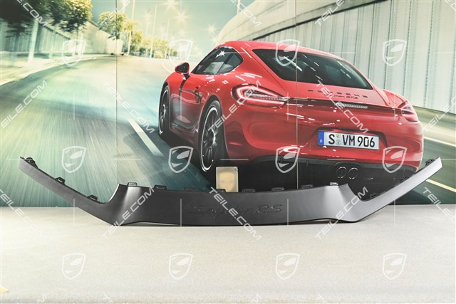 Spyder RS, Dokładka / spoiler przedniego zderzaka, czarna satyna