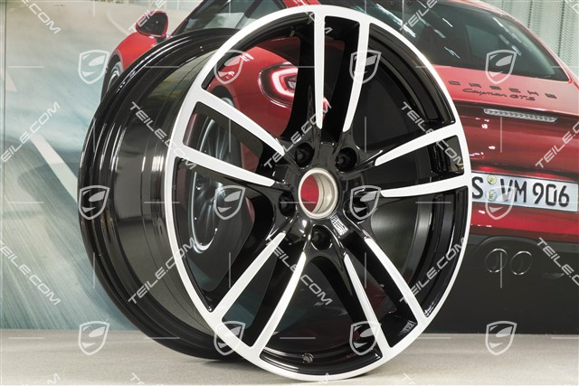 20" Felga Cayenne Sport, 10,5J x 20 ET55, czarny wysoki połysk