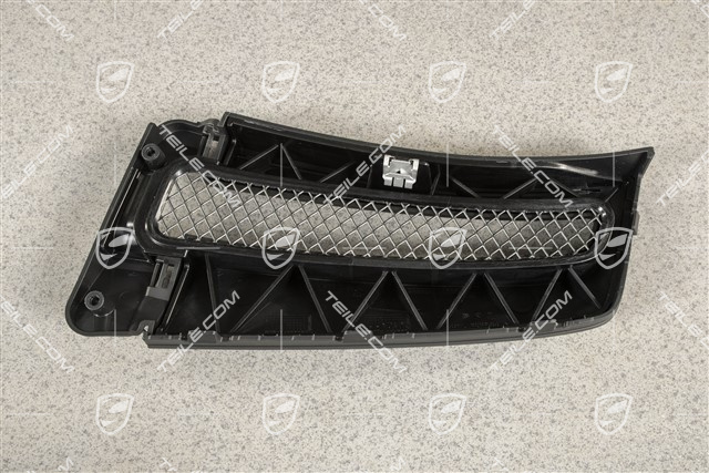 Front bumper spoiler, lateral, black matte, GT2RS, L