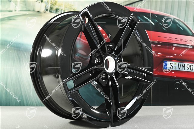 21" Felge Mission E Design, 9,5J x 21 ET60, schwarz hochglanz
