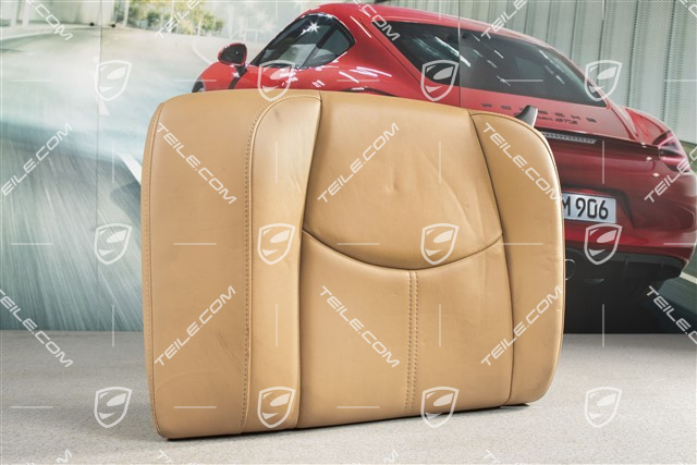 Oparcie tylne, Coupe/Targa, Skóra, Sand beige, L