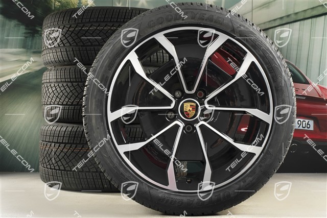 20-inch Turbo Aero Design, winter wheel set, rims 9J x 20 ET54 + 11J x 20 ET60, Goodyear winter tyres 245/45 R20 + 285/40 R20, DOT/prod.year 2023