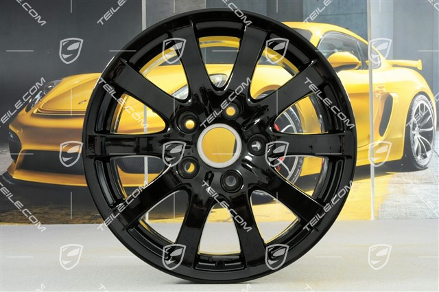17" Felge "Cayenne V6", 7,5J x 17 ET53, schwarz hochglanz