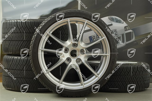 20-inch Carrera S (III) winter wheel set, 8,5J x 20 ET51 + 11J x 20 ET70, winter tyres 245/35 ZR20 + 295/30 ZR20