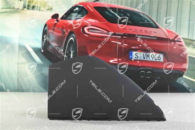 Schalttafelverkleidung Blende, seitlich, Schwarz, L