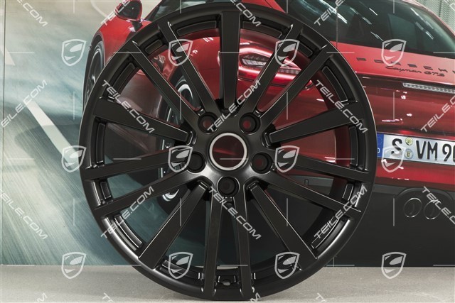 20-inch wheel rim Panamera Design, 11,5J x 20 ET68, black satin matt
