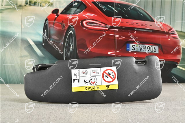 Sonnenblende, Coupé, Schwarz, R