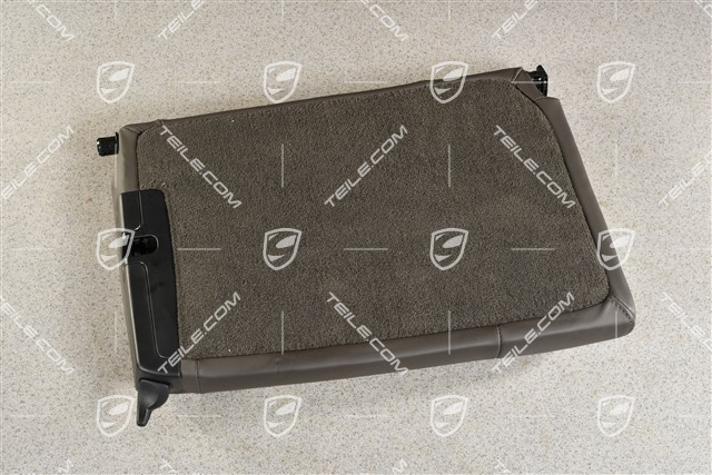 Convertible, Back seat backrest, leather, Agate grey, R