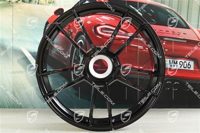 20" Turbo S Felge, 9J x 20 ET41, in Schwarz Hochglanz