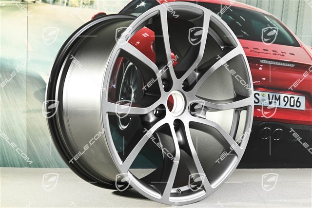 21" Felga Cayenne Exclusive Design, 11J x 21 ET49, kolor vesuvgrau