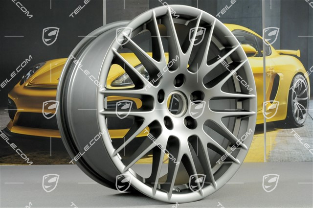 20" Felge RS Spyder Design, 9,5J x 20 ET47, Platinum-Seidenmatt