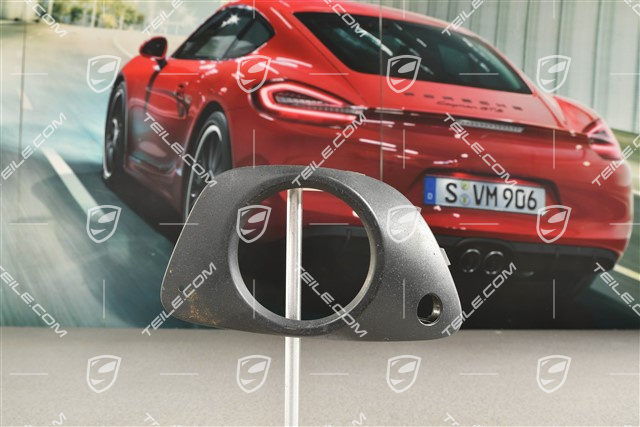 Cover, fog headlamp, Black Mat, PDC, R