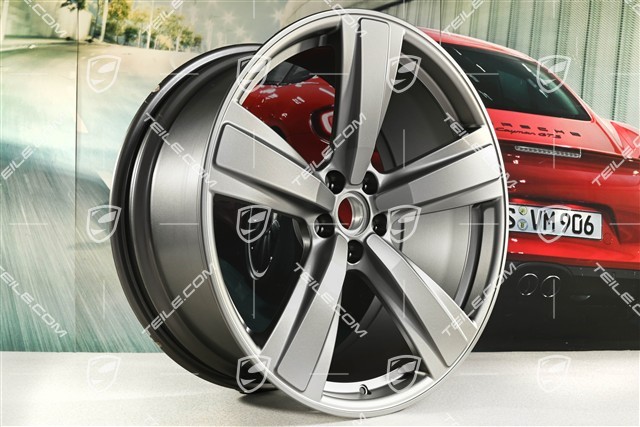21-inch wheel rim "Exclusive Sport Design" 9,5J x 21 ET27, platinum satin matt