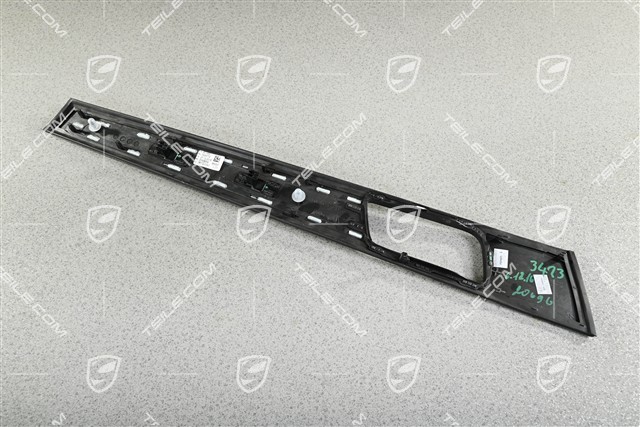 Zierleiste für die Türverkleidung, vorne links, gebürstetes Aluminium