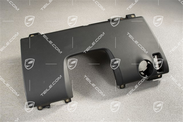 Dolna część deski rozdzielczej, Skóropodobna, Czarna