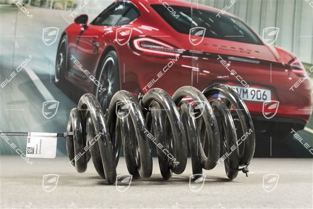 Schraubenfeder, HA, Coupe, Sportfahrwerk, KENN- Rotlila, cremeweiss