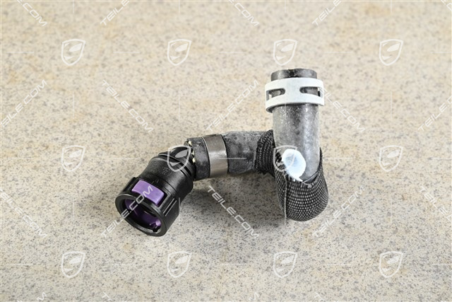 Turbo, coolant hose, front axle transmission