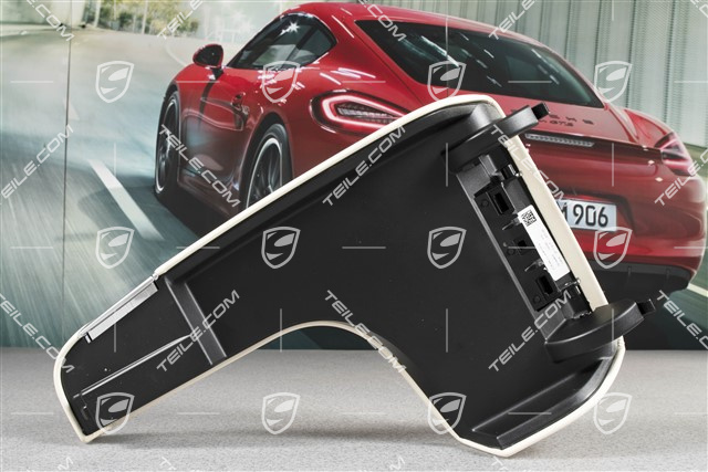 Armlehne, Mittelkonsole, Leder, crema