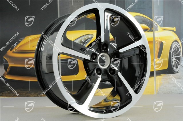 20" Sport Techno Felgensatz, 9J x 20 ET51 + 11,5J x 20 ET68, schwarz hochglanz