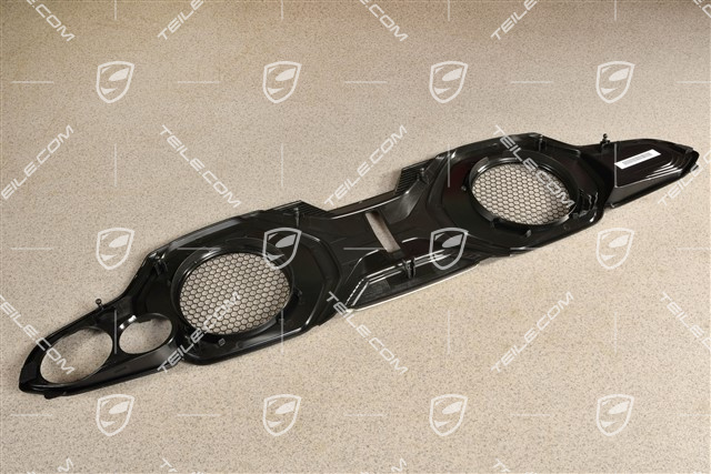 Turbo S, Engine compartment cover, Black matte