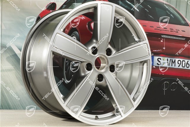 20-inch wheel rim, Cayenne Sport Classic, 10,5J x 20 ET55, Platinum Silver