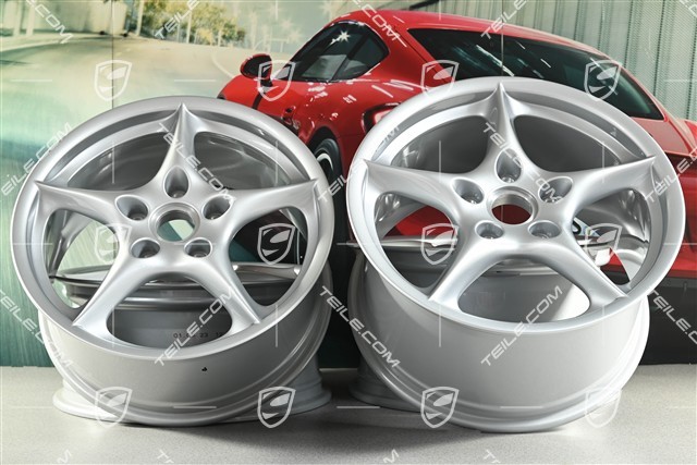 18" Felgensatz Carrera, 8J x 18 ET50 + 10J x 18 ET65