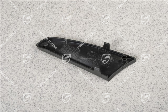 Abdeckblende, Innenbetaetigung / Innenbetätigung, Türverkleidung, hinten, Schwarz, R