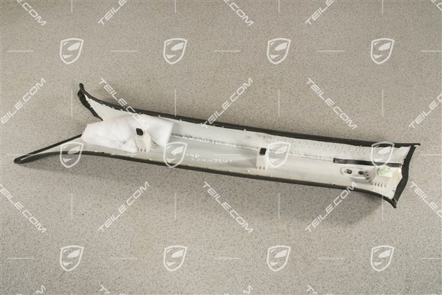 Tapicerka słupka A, Alcantara, czarna, R