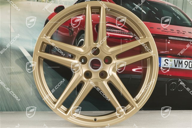 20" Felge "Macan Turbo", 9J x 20 ET26, CMS, Aurum seidenmatt