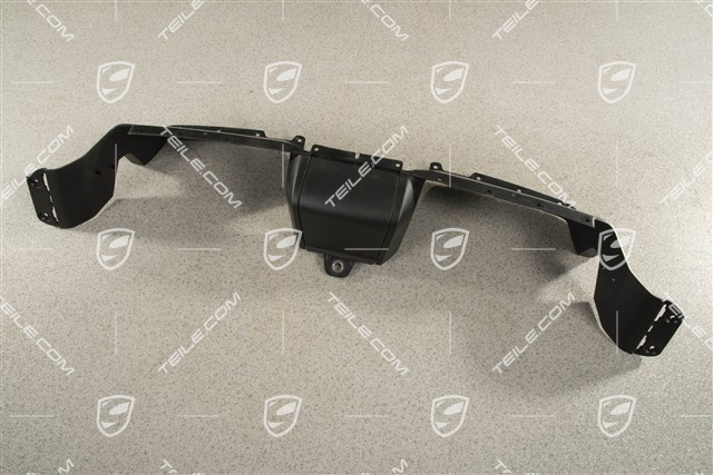 Turbo Coupe Cabrio, Rear spoiler Air guide, midsection, Black matte