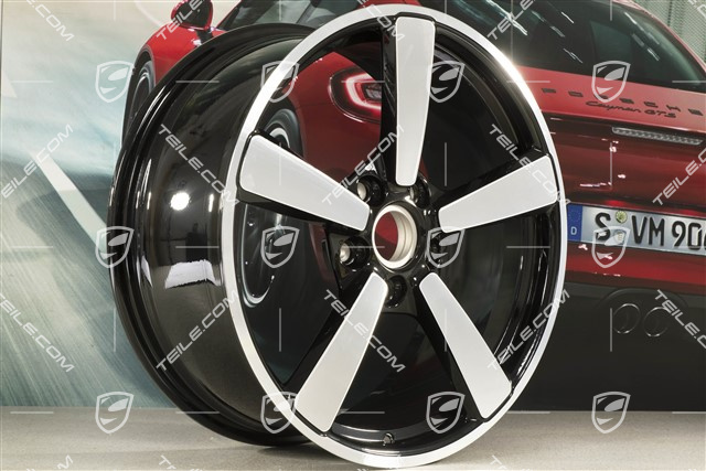 20-inch Carrera Exclusive wheel rim, 8,5J x 20 ET50, black high gloss