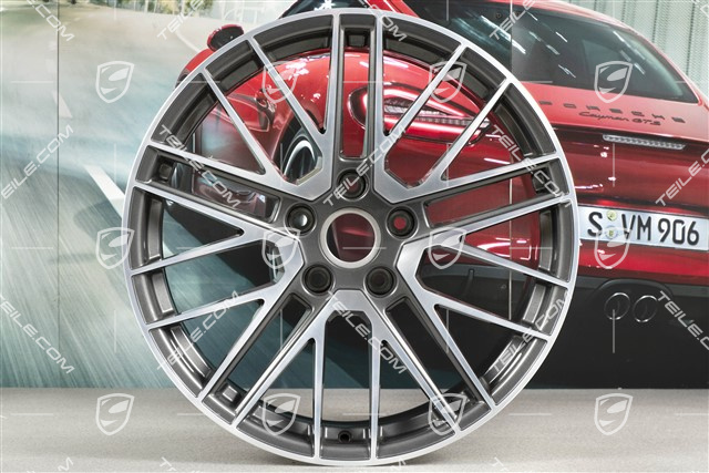 20" Felga Turbo V, 9J x 20 ET41, Titan