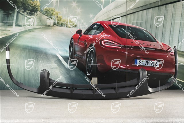 Nakładka Spoilera / dolnej części zderzaka tylnego, Aerokit / GTS/ wersja  z hakiem, czarny mat