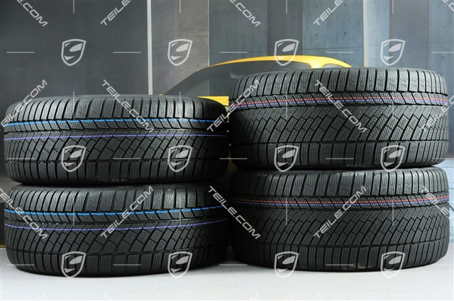 19" Winterräder Satz "Panamera", Felgen 9J x 19 ET64 + 10,5 J x 19 ET62 + Continental ContiWinterContact PS830 P Winterreifen 265/45 R19 + 295/40 R19
