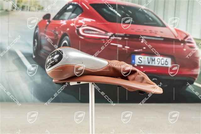 Dźwignia zmiany biegów, Sport-silver, Boxster red, 5-biegów