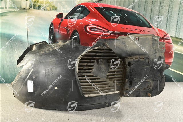 Wheel-housing liner, front, front part with grille, Boxster 6-speed manual transmission / Boxster S PDK, R