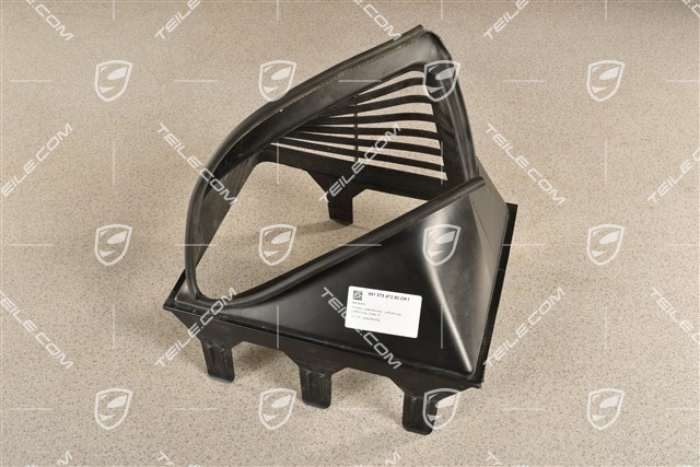 GT2RS, Air duct / guide for Intercooler, Lower, R