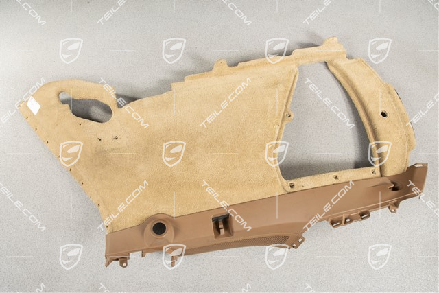 Kofferraumabdeckung / Seitenwandverkleidung, Teppich / Perlvelours, Havanna / Sandbeige, L