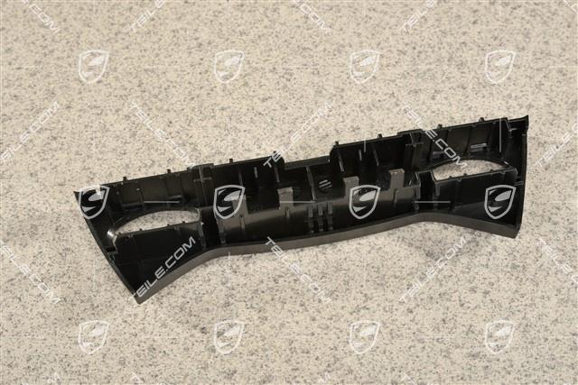 Panel przełączników podgrzewanych foteli, satynowy czarny