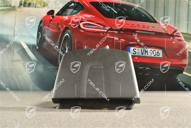 Abdeckung für Innenspiegel, Satinschwarz