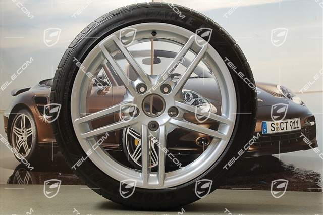 19" Carrera Sommerräder Satz 8,5J x 19 ET54 + 11J x 19 ET69, Sommerreifen 235/40 R19 + 285/35 R19