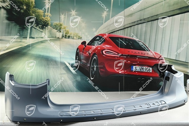 Stoßstange hinten, V6 / S/Turbo, mit PDC Löchern, Facelift