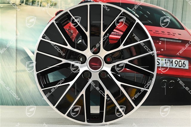 20" Macan S wheel rim, 7.5J x 20 ET32, high gloss black