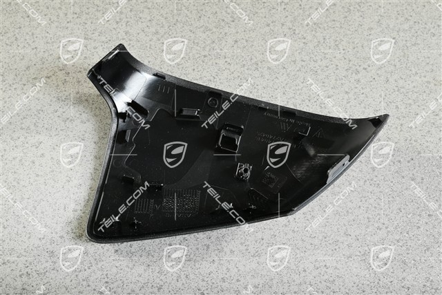 Aussenspiegel, Blende unten, Manuell anklappbar, Schwarz matt, L